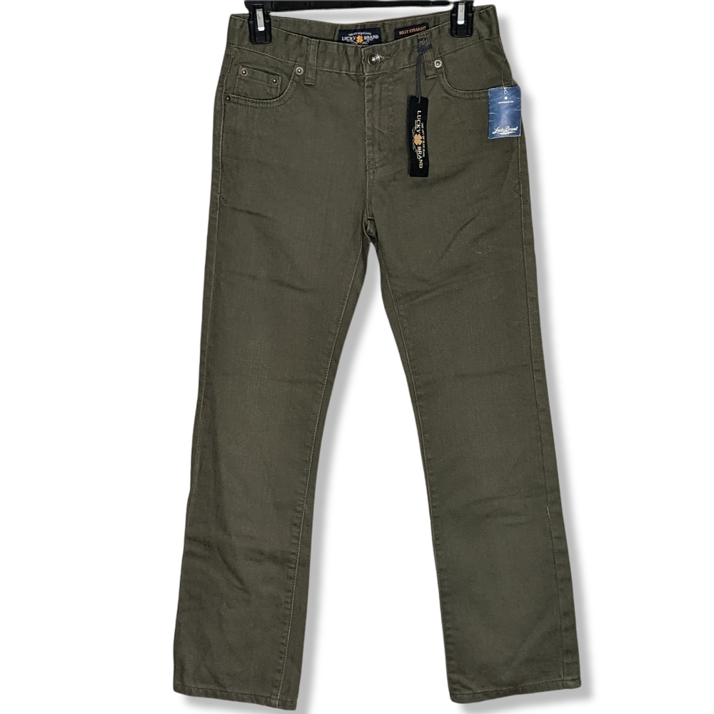 NWT Lucky Brand Billy Straight Kids Jeans Size 14